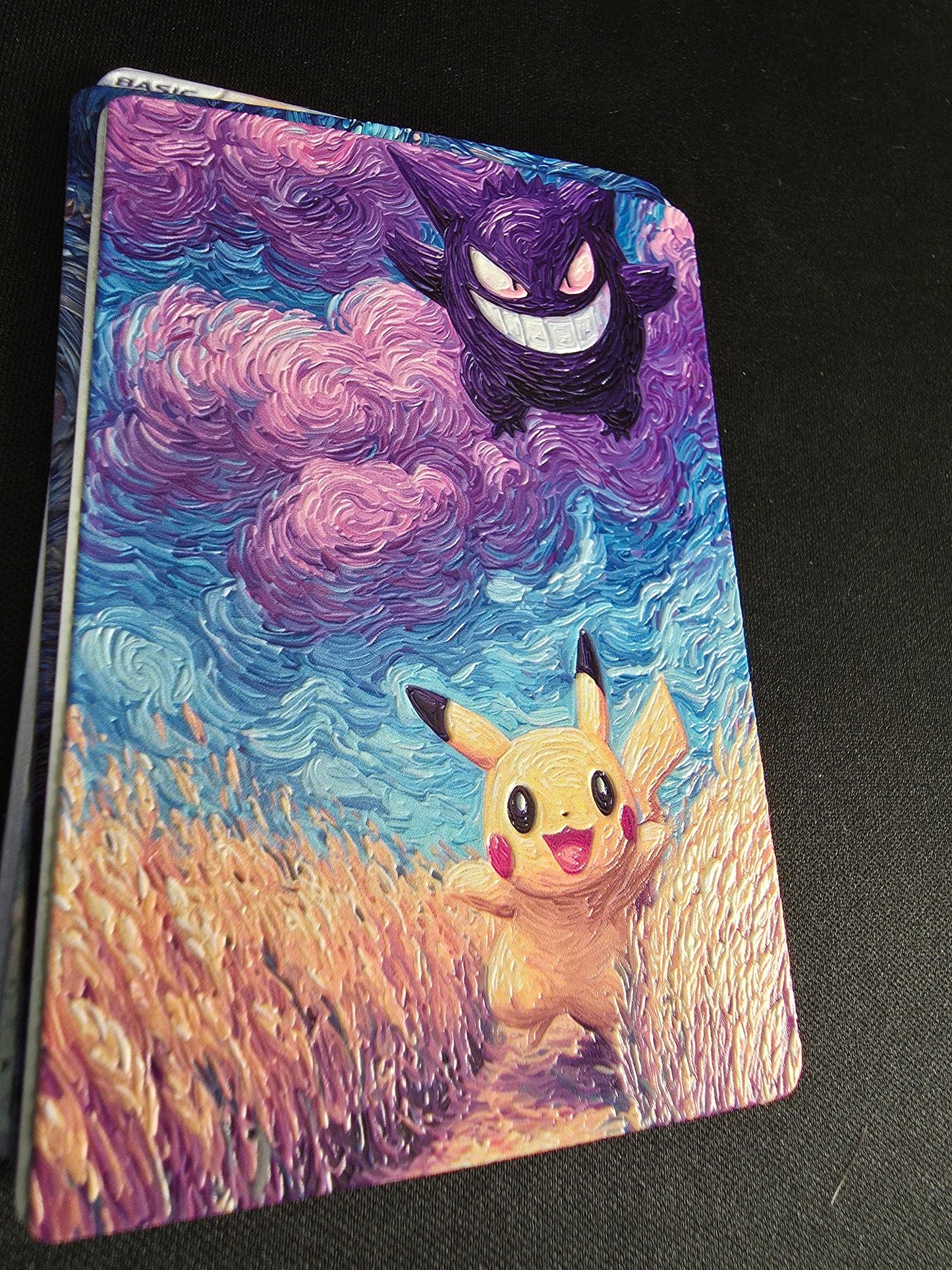 Gengar Pikachu 3D UV Printed Card