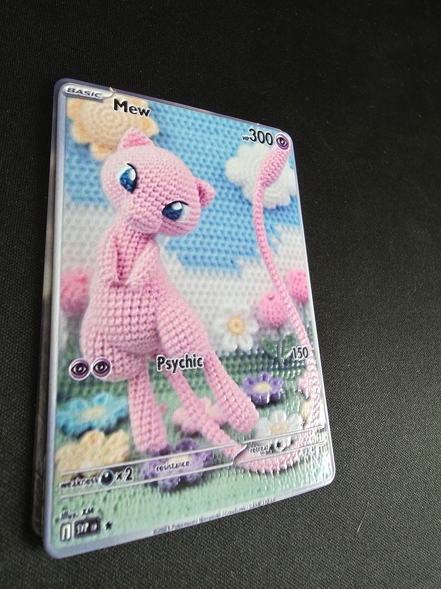 Mew Yarn 3D UV Printed Card